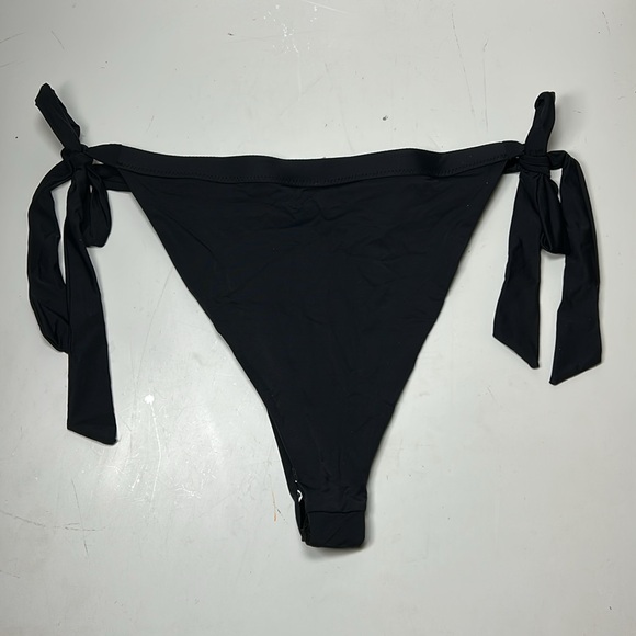 Good American black tie women’s bikini bottom size 3 Large - Picture 2 of 6